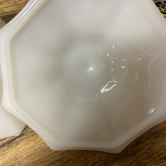 Anchor Hocking White Milk Glass Candy Dish - Picture 7 of 9